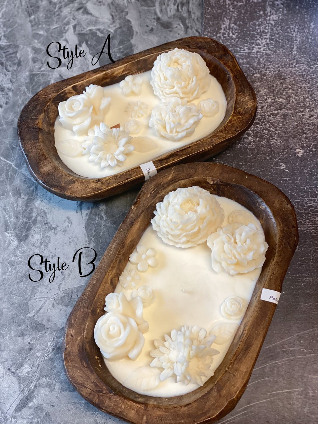 Botanical Garden Dough Bowl Candle | Two Styles