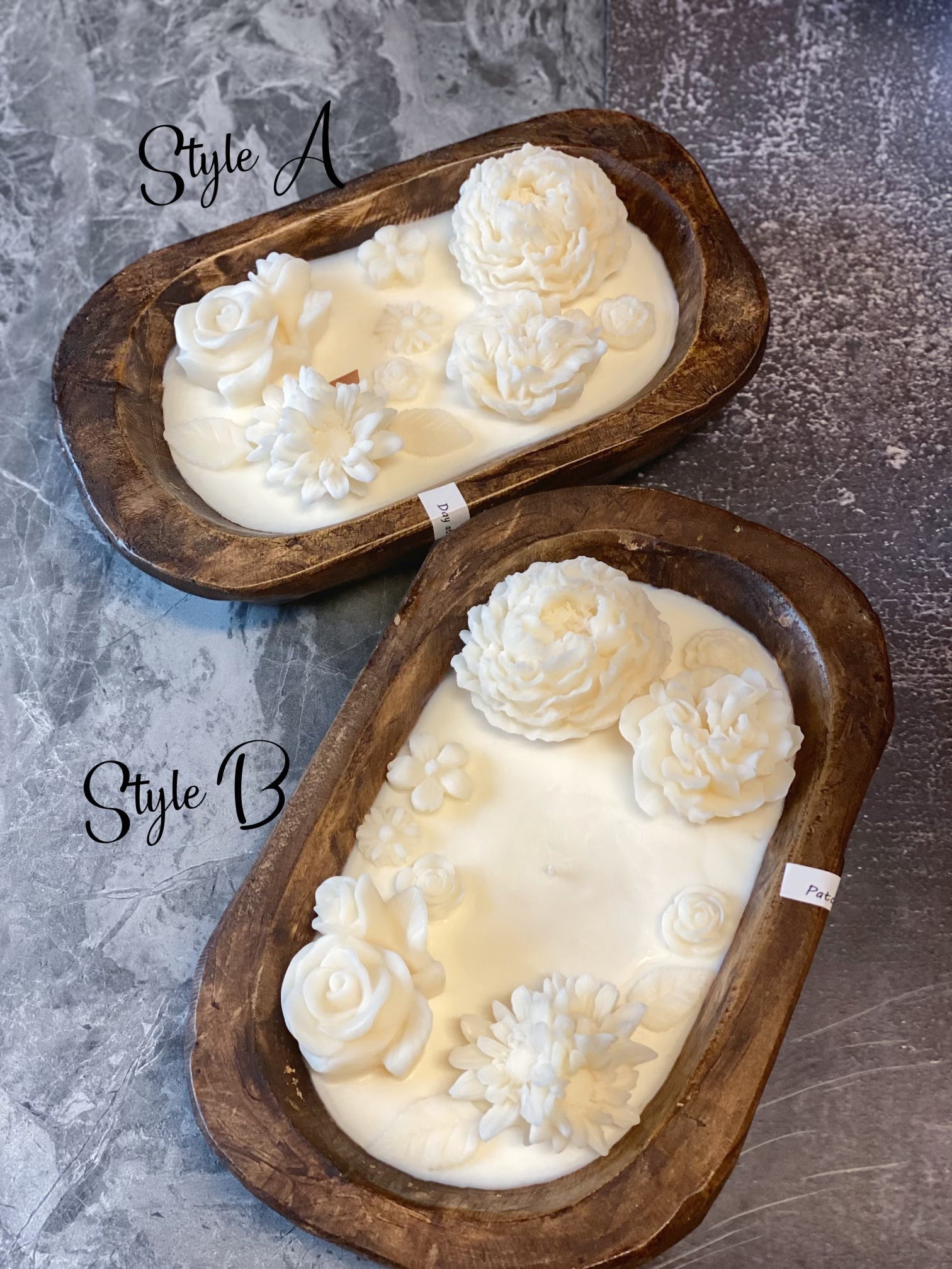 Botanical Garden Dough Bowl Candle | Two Styles