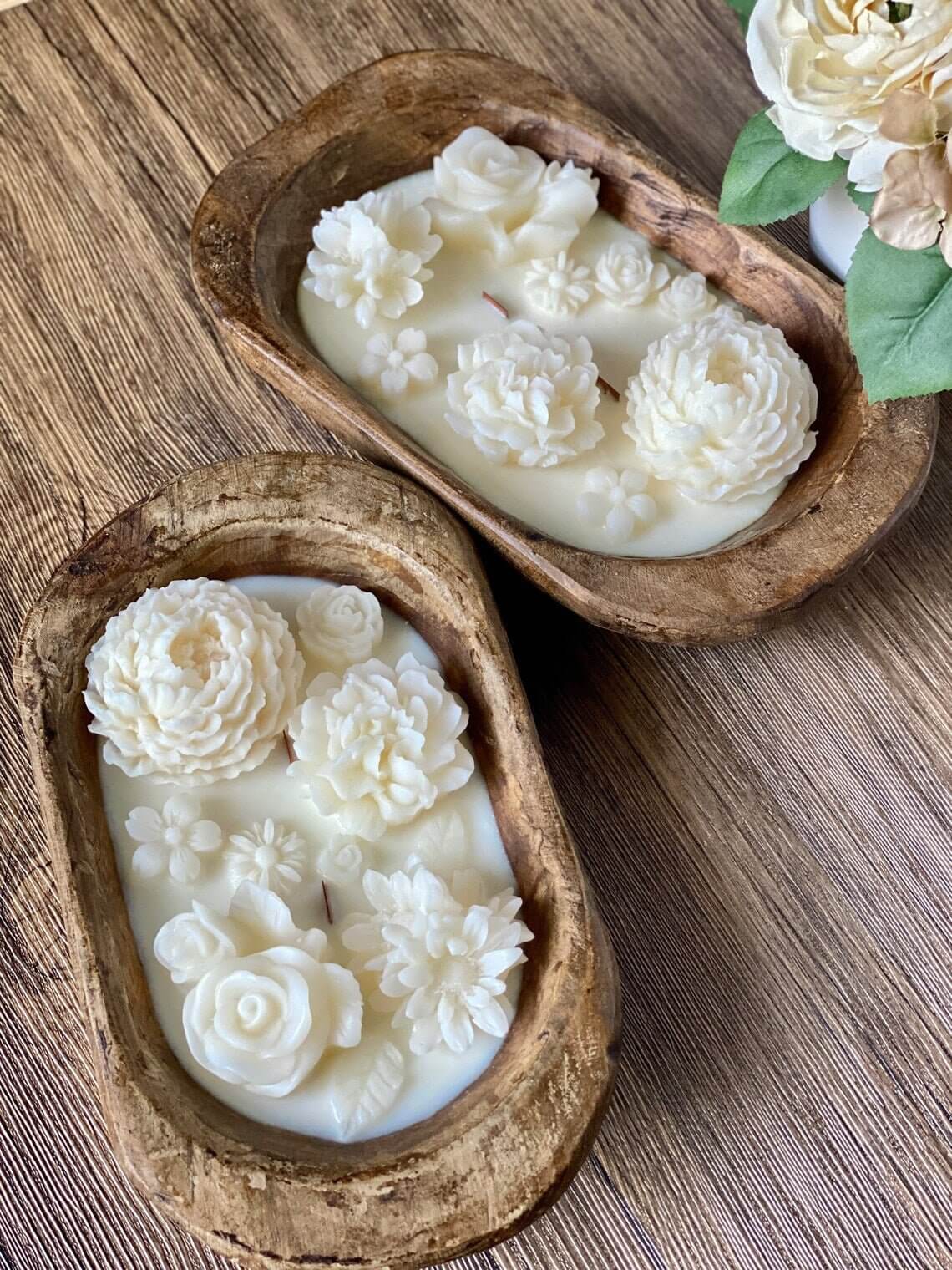 Botanical Garden Dough Bowl Candle | Two Styles