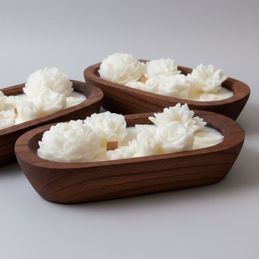 Botanical Garden Dough Bowl Candle | Two Styles